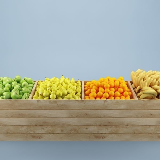 Store Fruits Stand 04 3D model_3