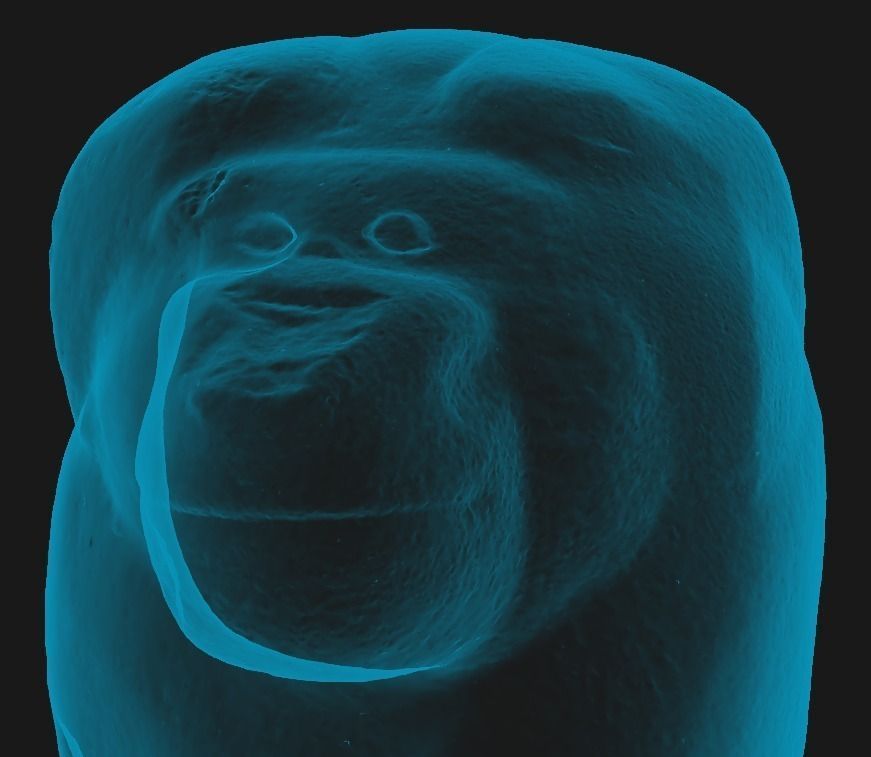 3D model of an Egyptian statue 3D print model_6