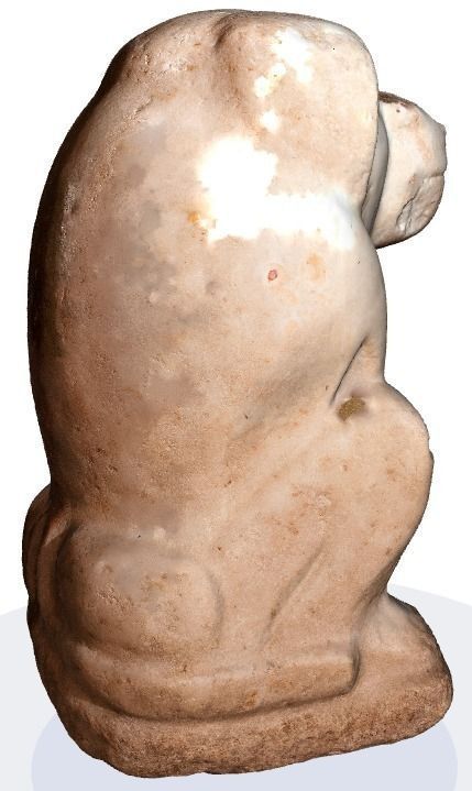 3D model of an Egyptian statue 3D print model_5