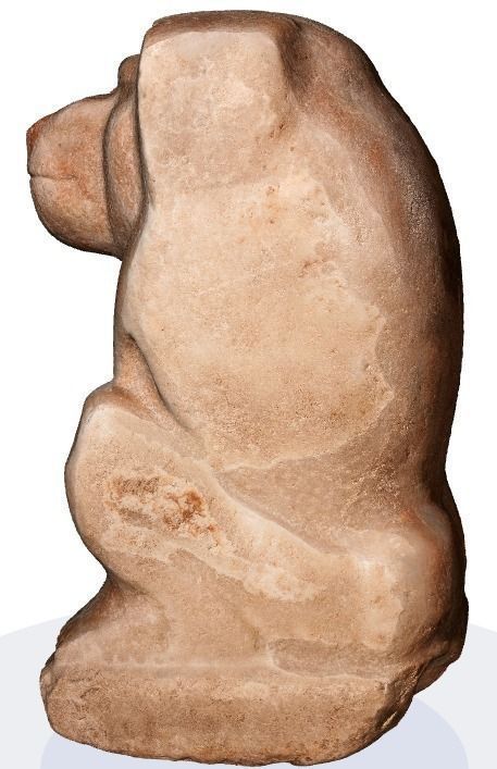 3D model of an Egyptian statue 3D print model_4