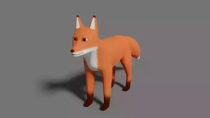 Low poly Fox