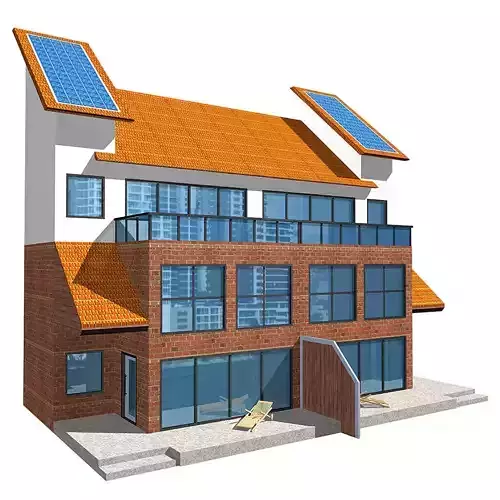 House solar 3D model
