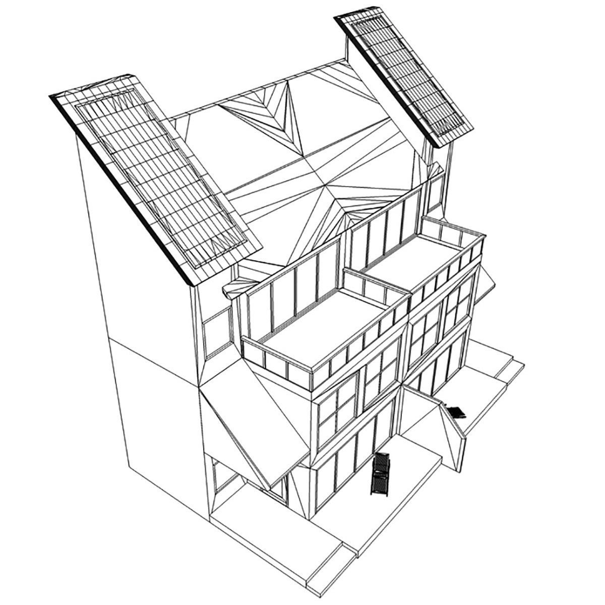 House solar 3D model_11