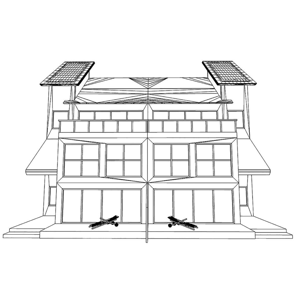House solar 3D model_9