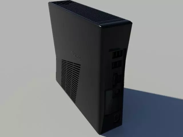 Xbox360 Slim 3D model_0