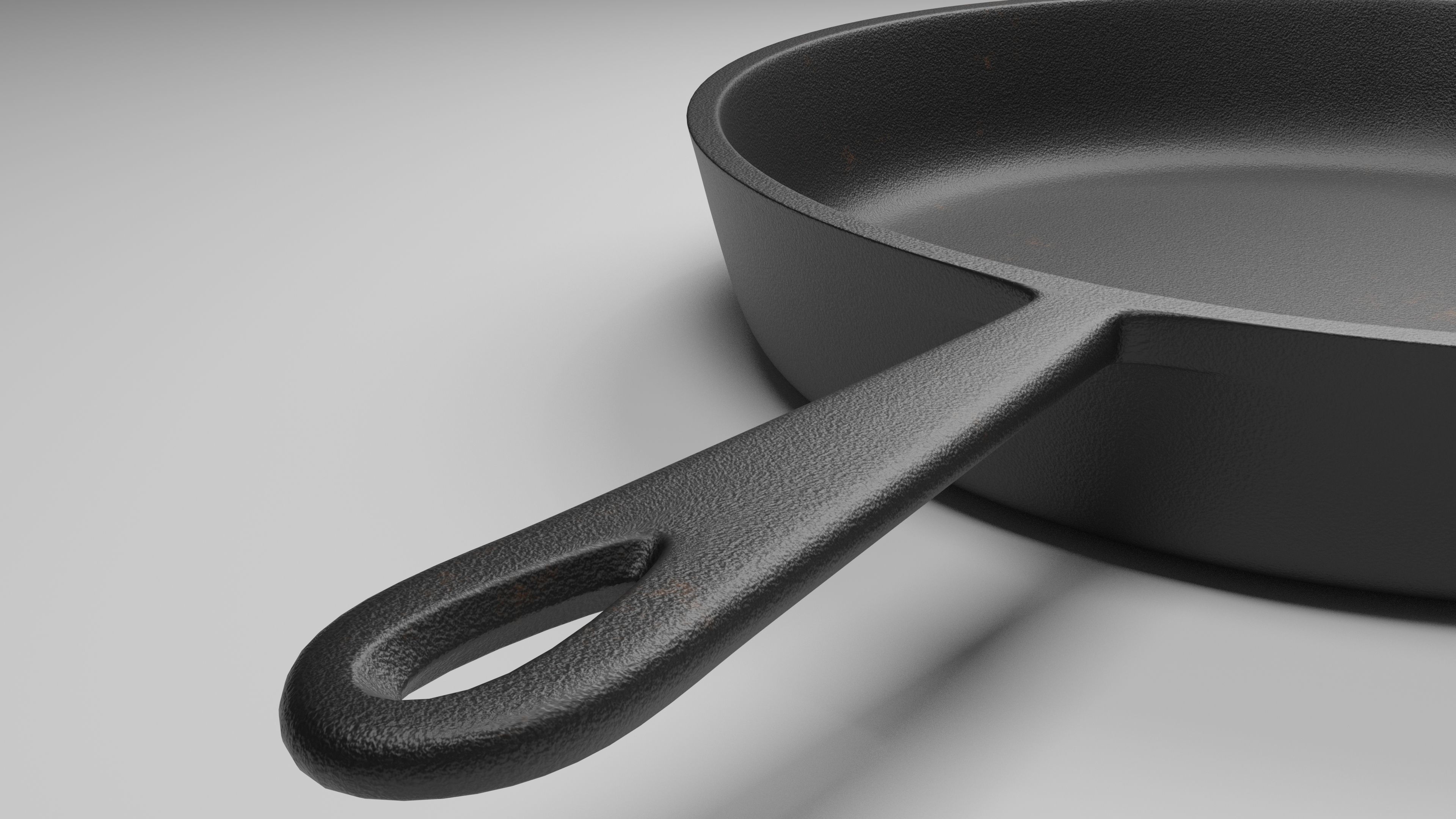 cast iron skillet 3D model_5