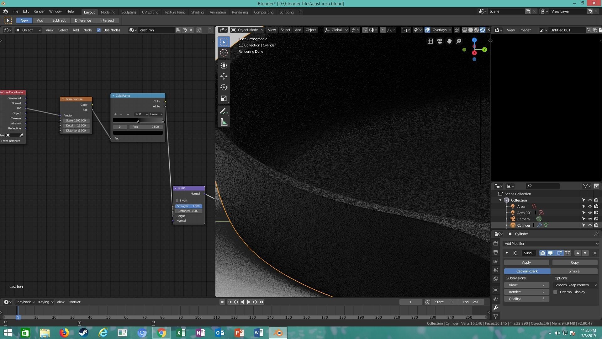 cast iron skillet 3D model_19