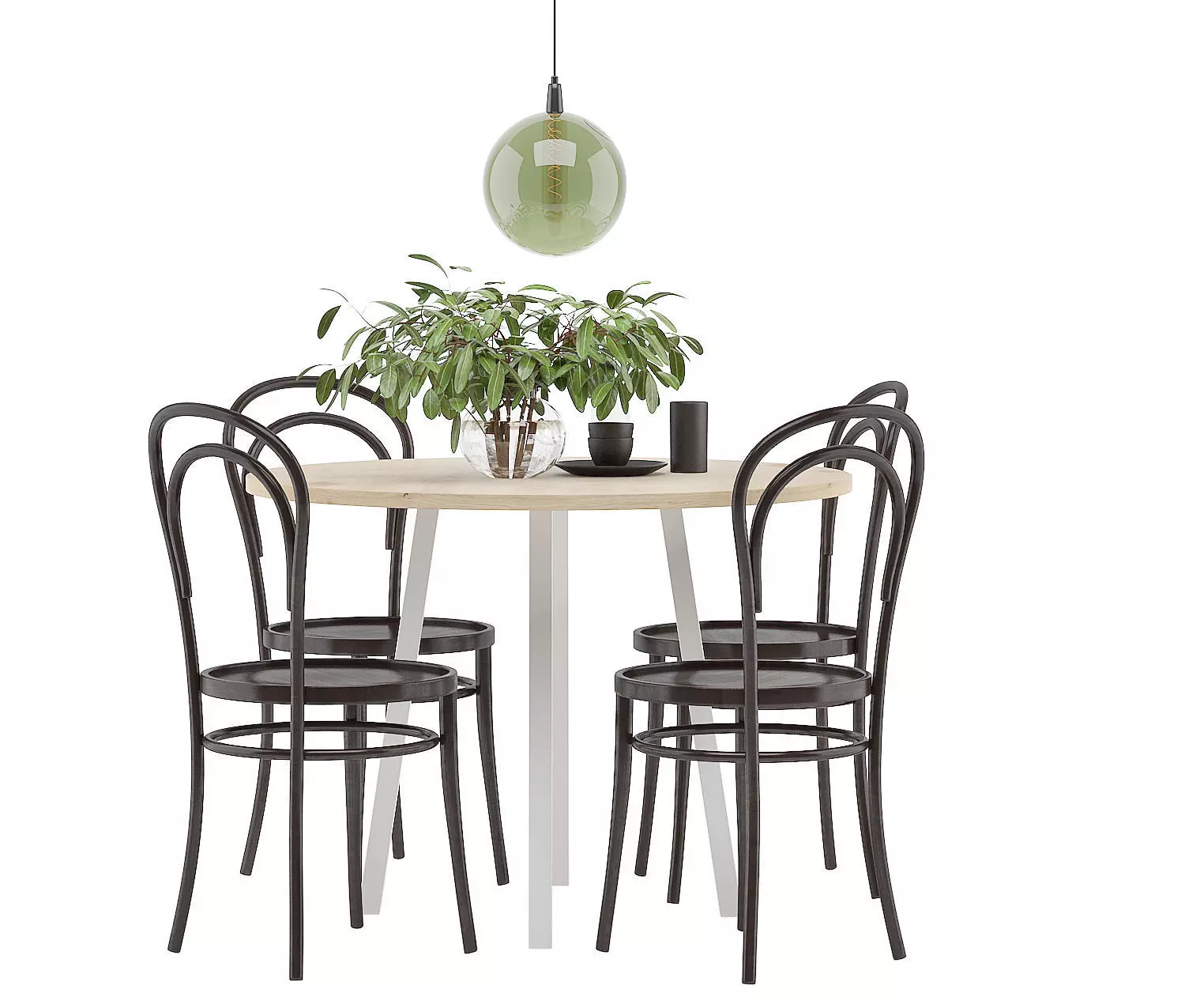 Dining Furnitures Set 21 3D model_0