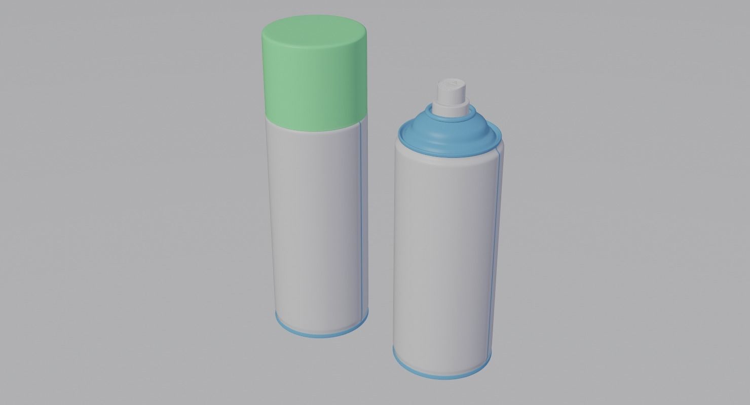 Spray Can 3D 3D model_7