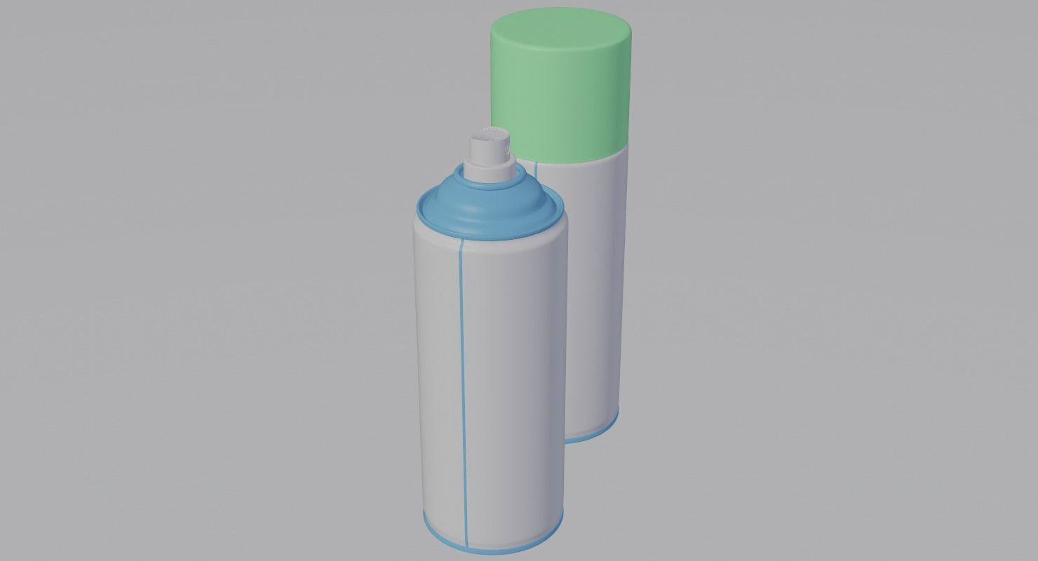 Spray Can 3D 3D model_6