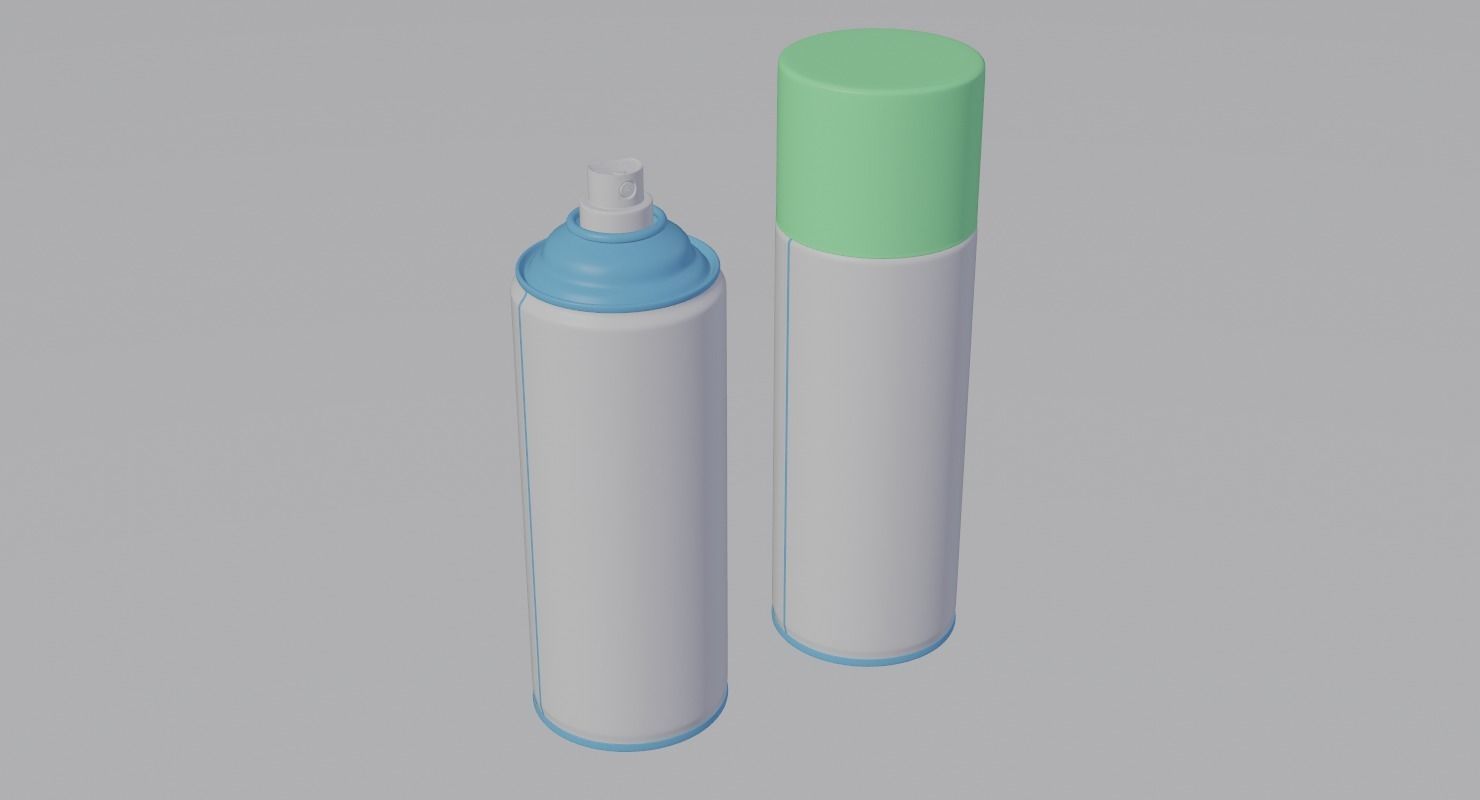 Spray Can 3D 3D model_8