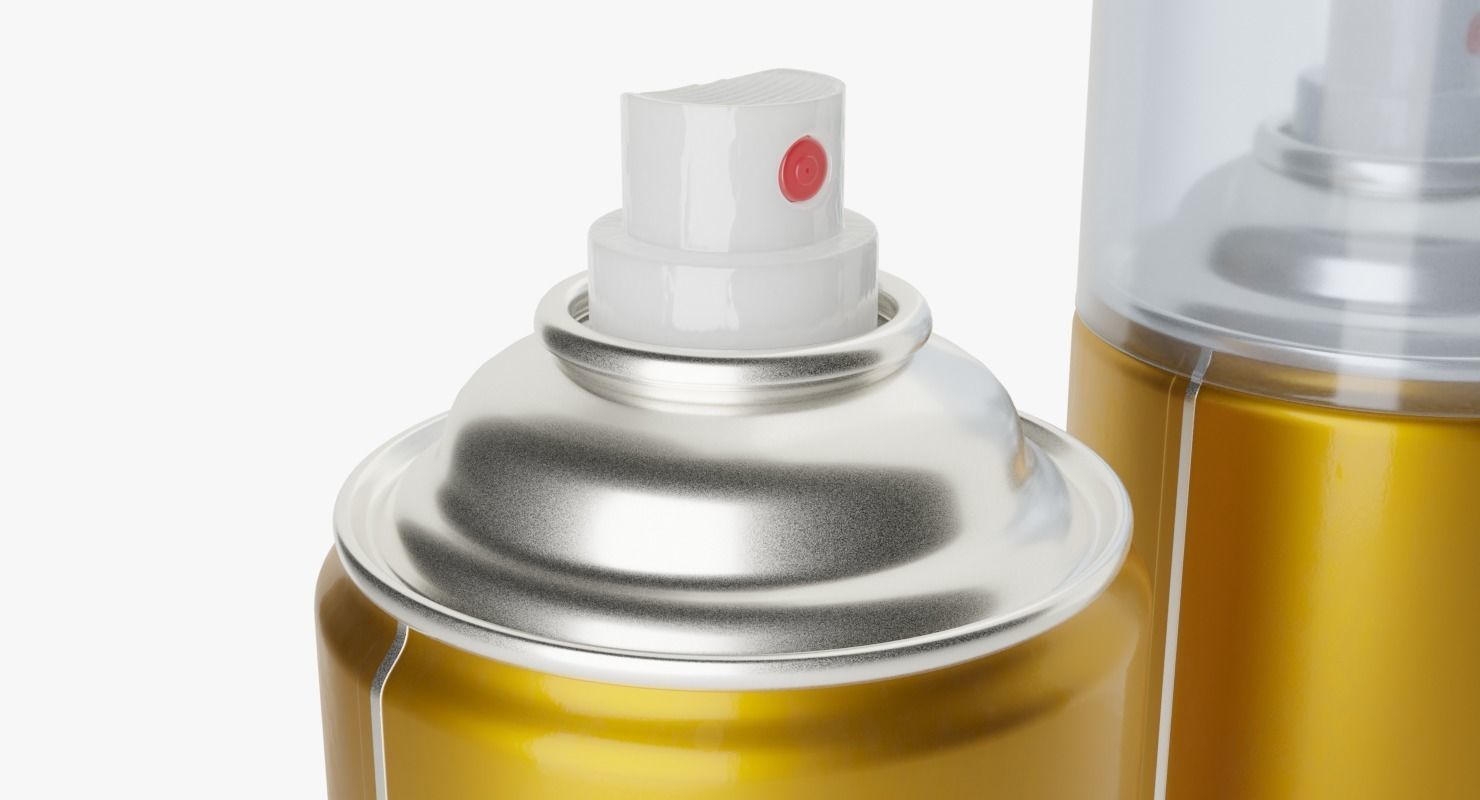 Spray Can 3D 3D model_4
