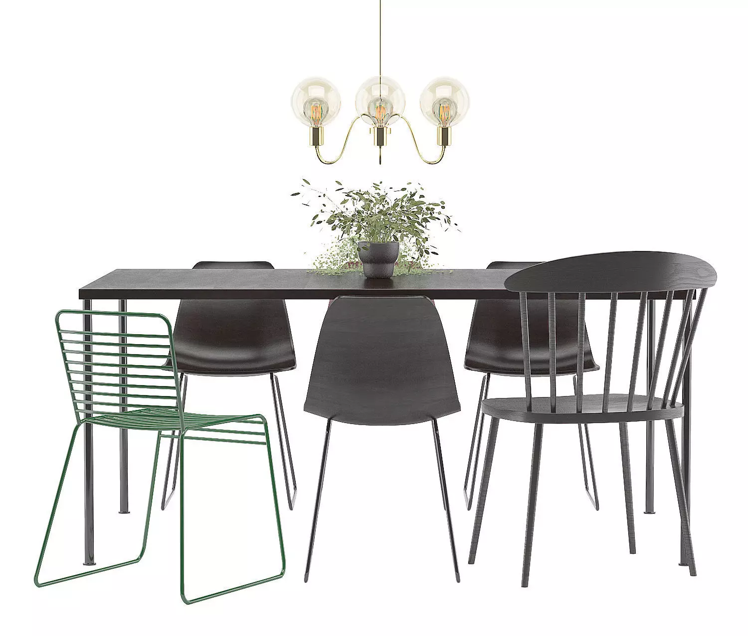 Dining Furnitures Set 22 3D model_0