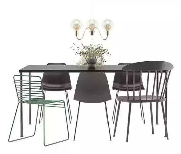 Dining Furnitures Set 22 3D model
