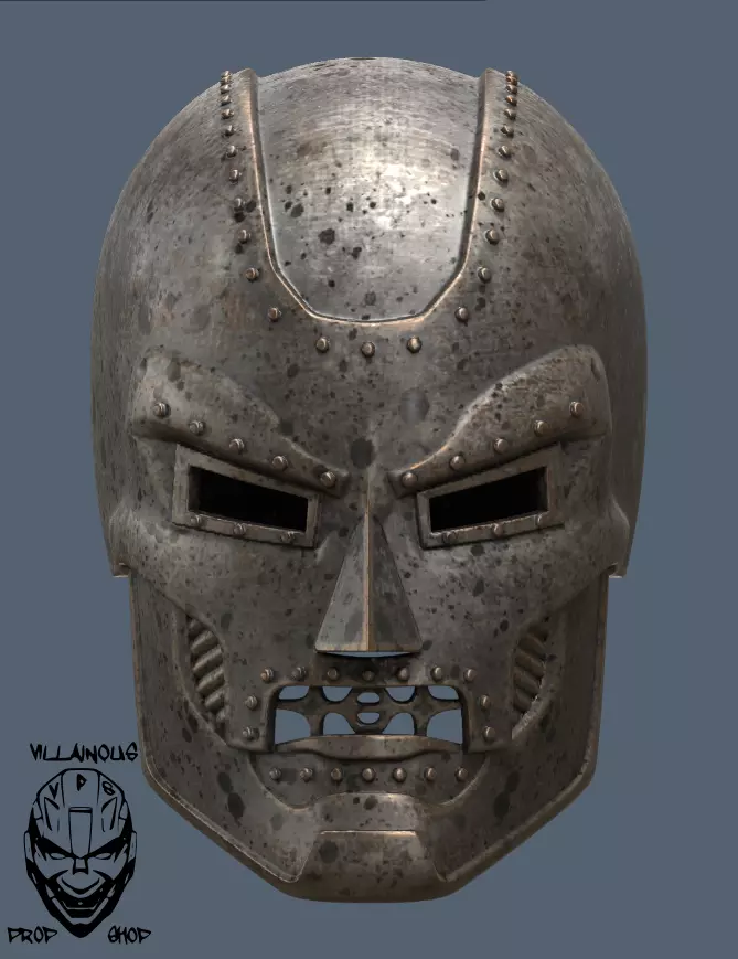 Dr Doom Mask or Helmet 3D print model_0