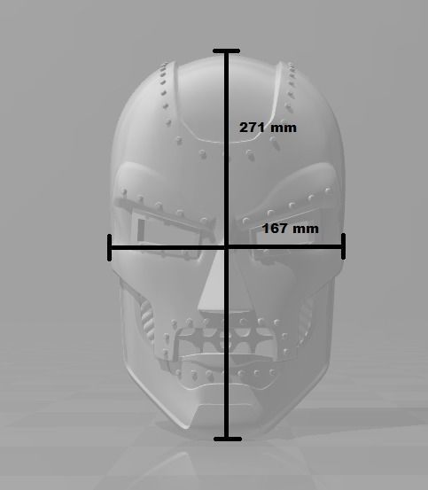 Dr Doom Mask or Helmet 3D print model_3