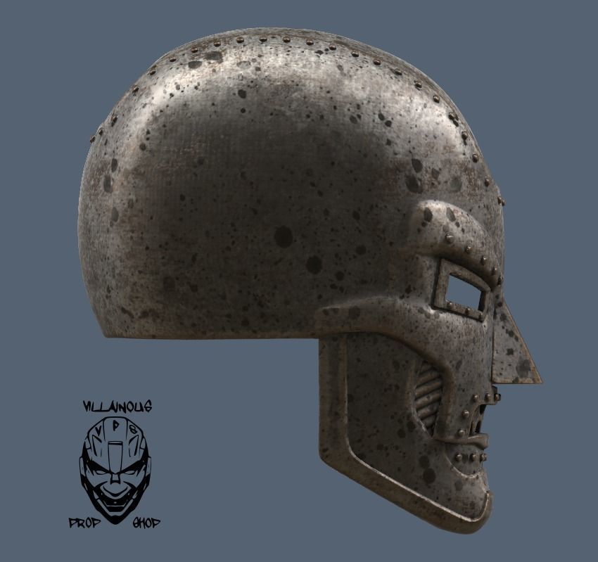 Dr Doom Mask or Helmet 3D print model_2