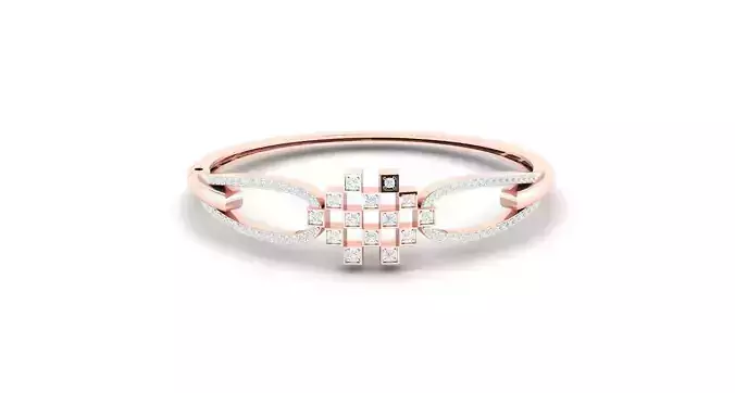 Women bracelet 3dm stl render detail 3D print model 3D print model