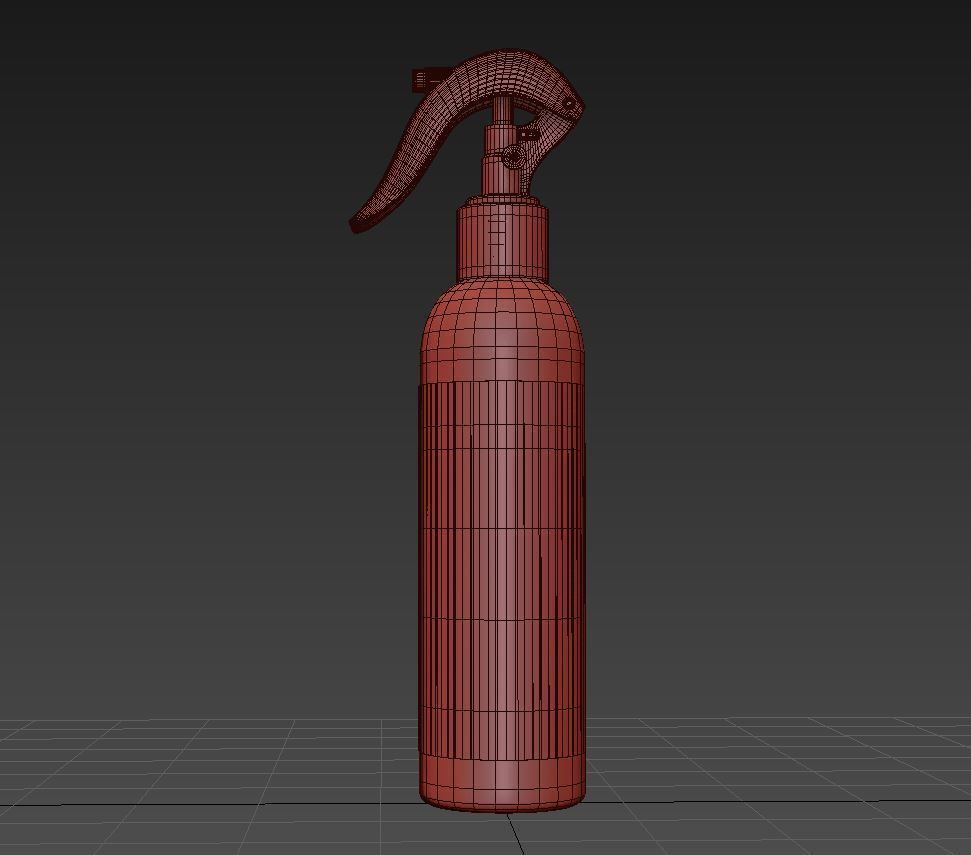 spray bottle Model and Mockup 3D model_3