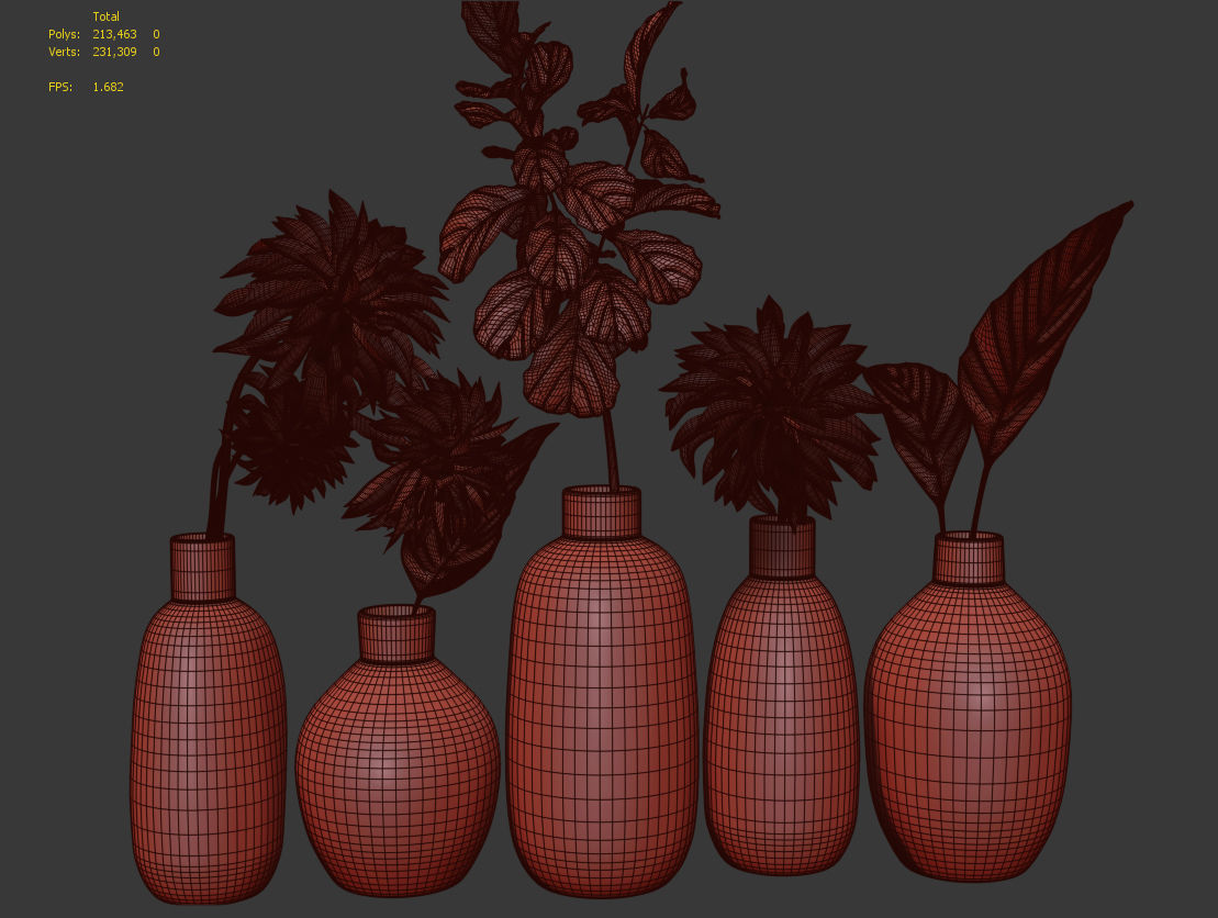 decoration set 18 3D model_7