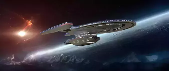 star trek uss enterprise ncc 1701-f 3D model
