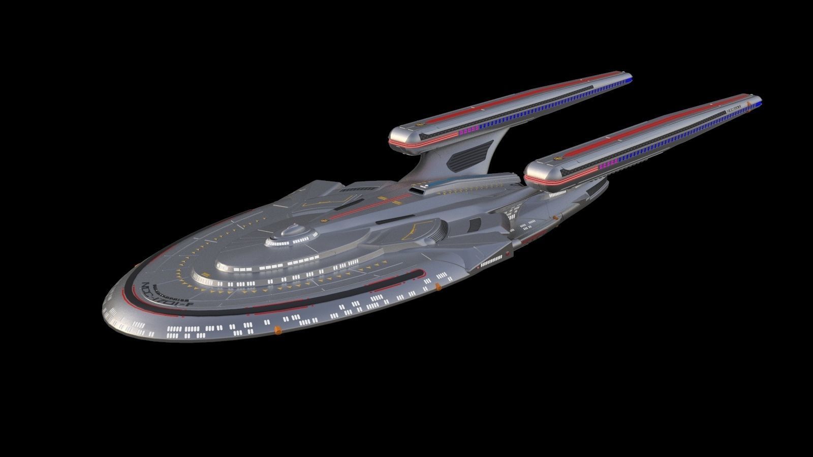 star trek uss enterprise ncc 1701-f 3D model_2
