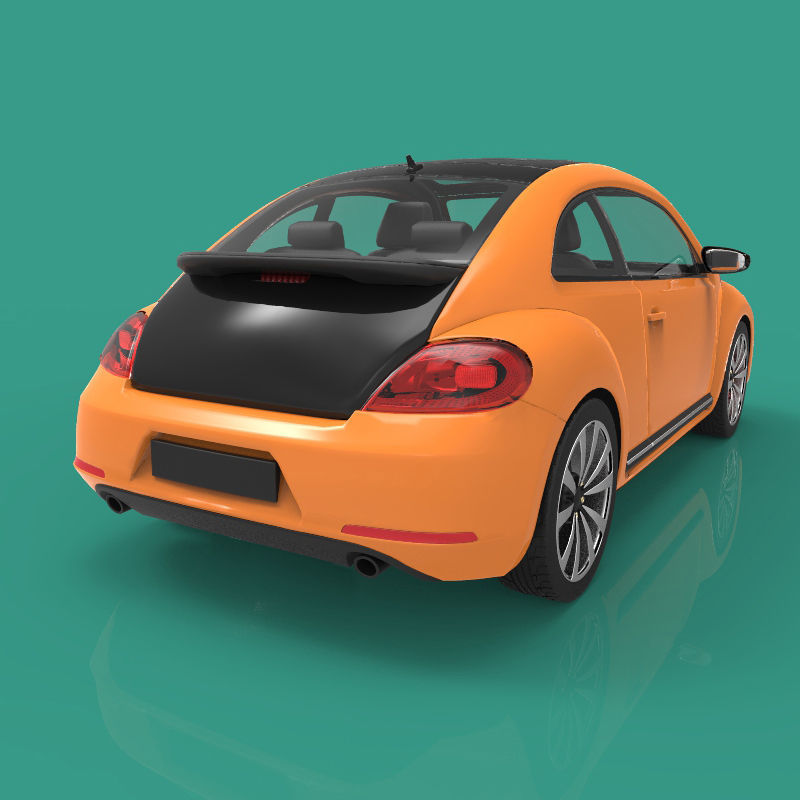 Sport car 3D model_4