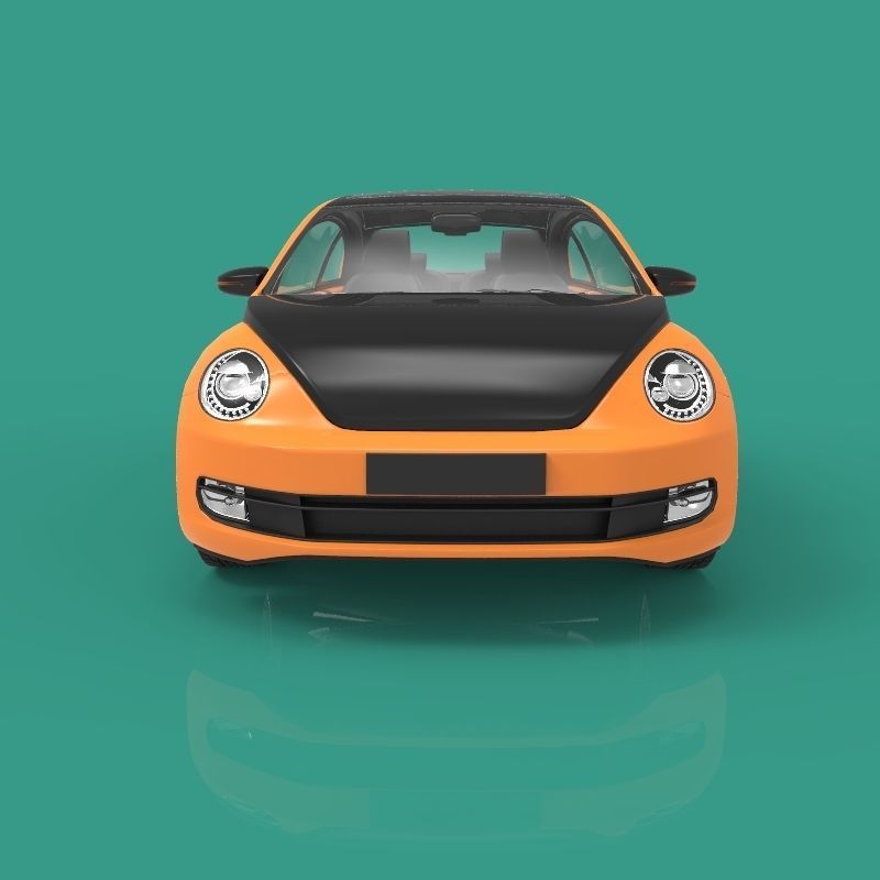 Sport car 3D model_1