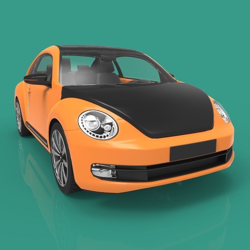Sport car 3D model_2