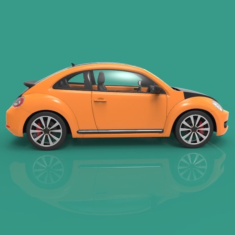 Sport car 3D model_3