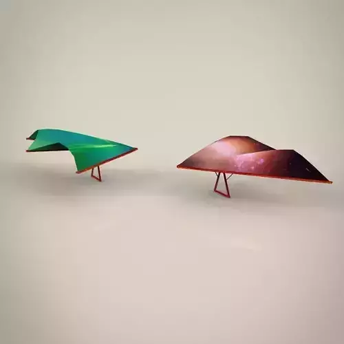 Hang Glider Low-poly 3D model