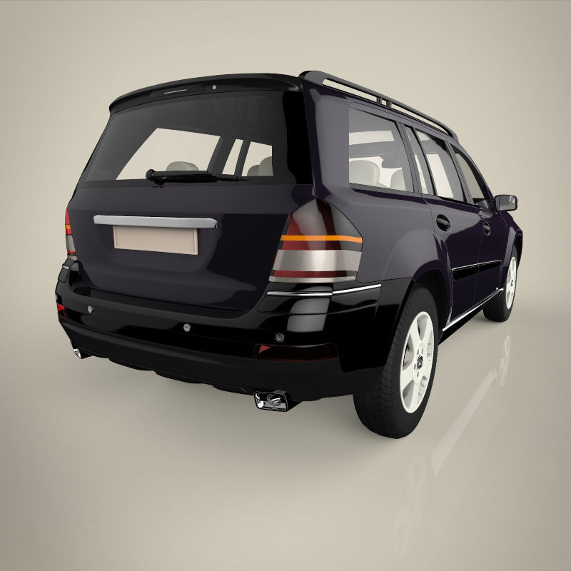 Suv car 3D model_5