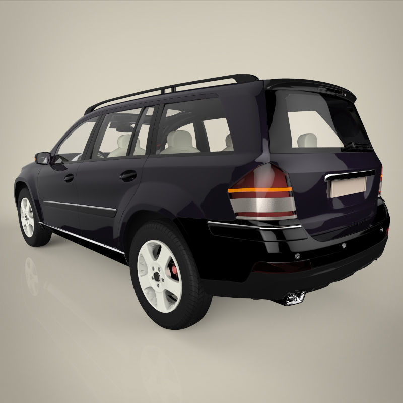 Suv car 3D model_3