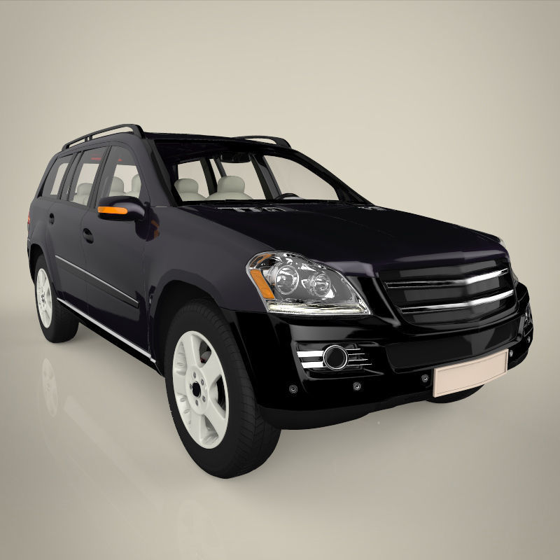 Suv car 3D model_7