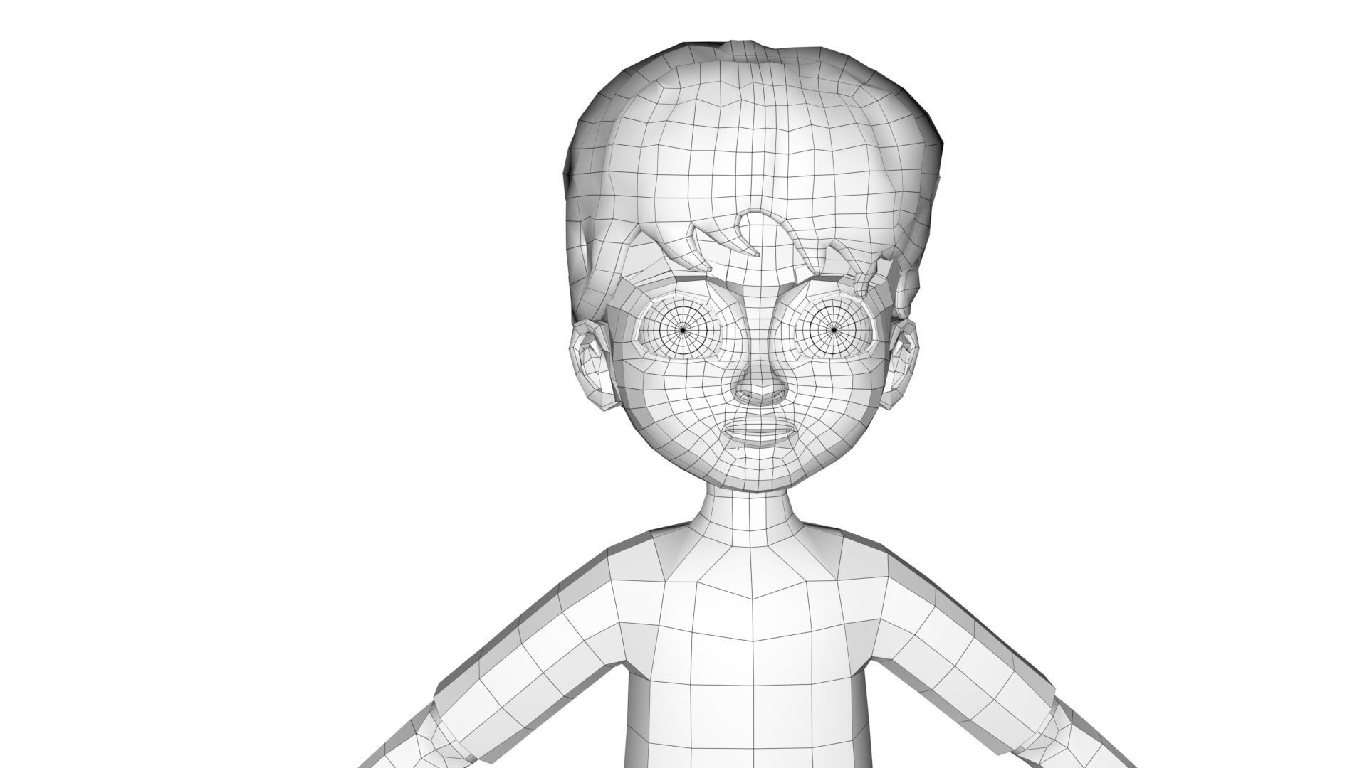 Boy Character 3D model_4