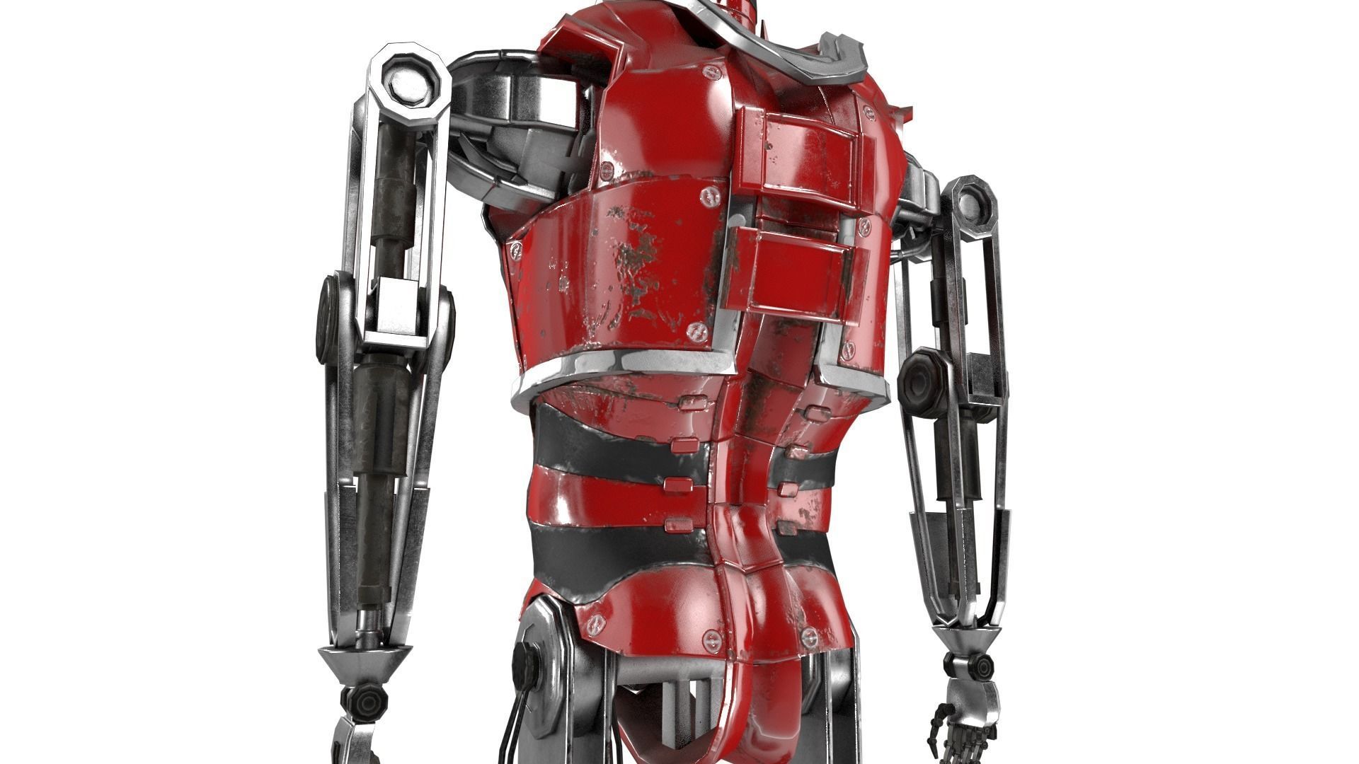 Asura robot 3D model_8