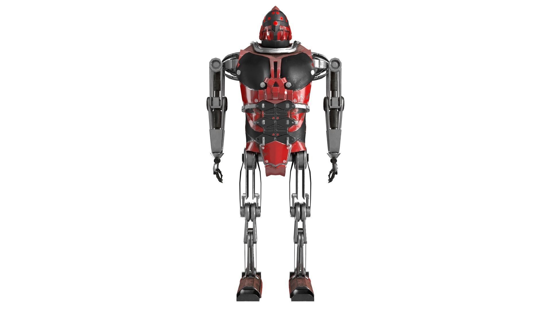 Asura robot 3D model_2