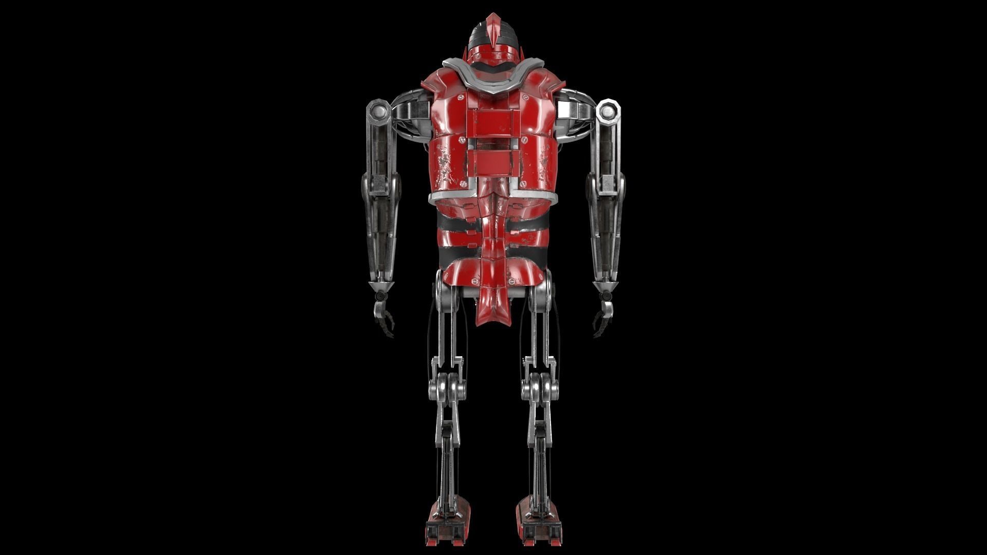 Asura robot 3D model_3