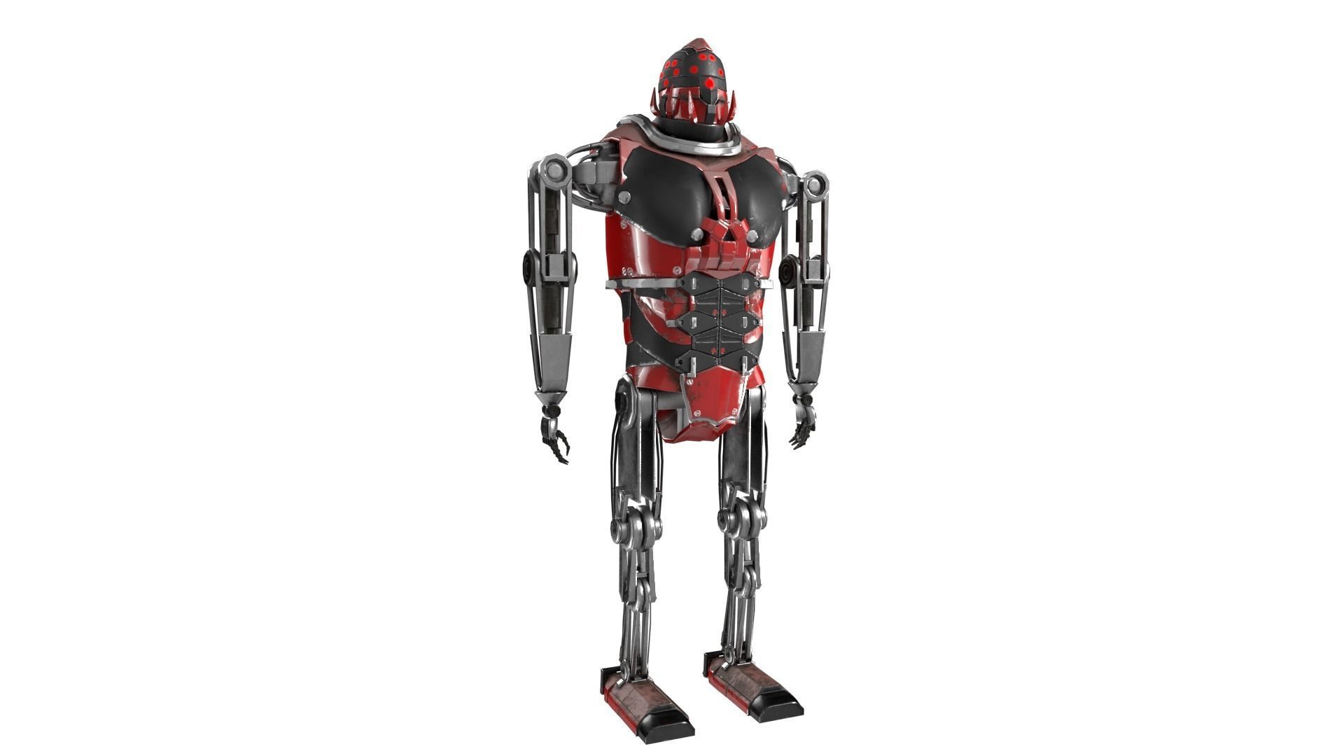 Asura robot 3D model_4