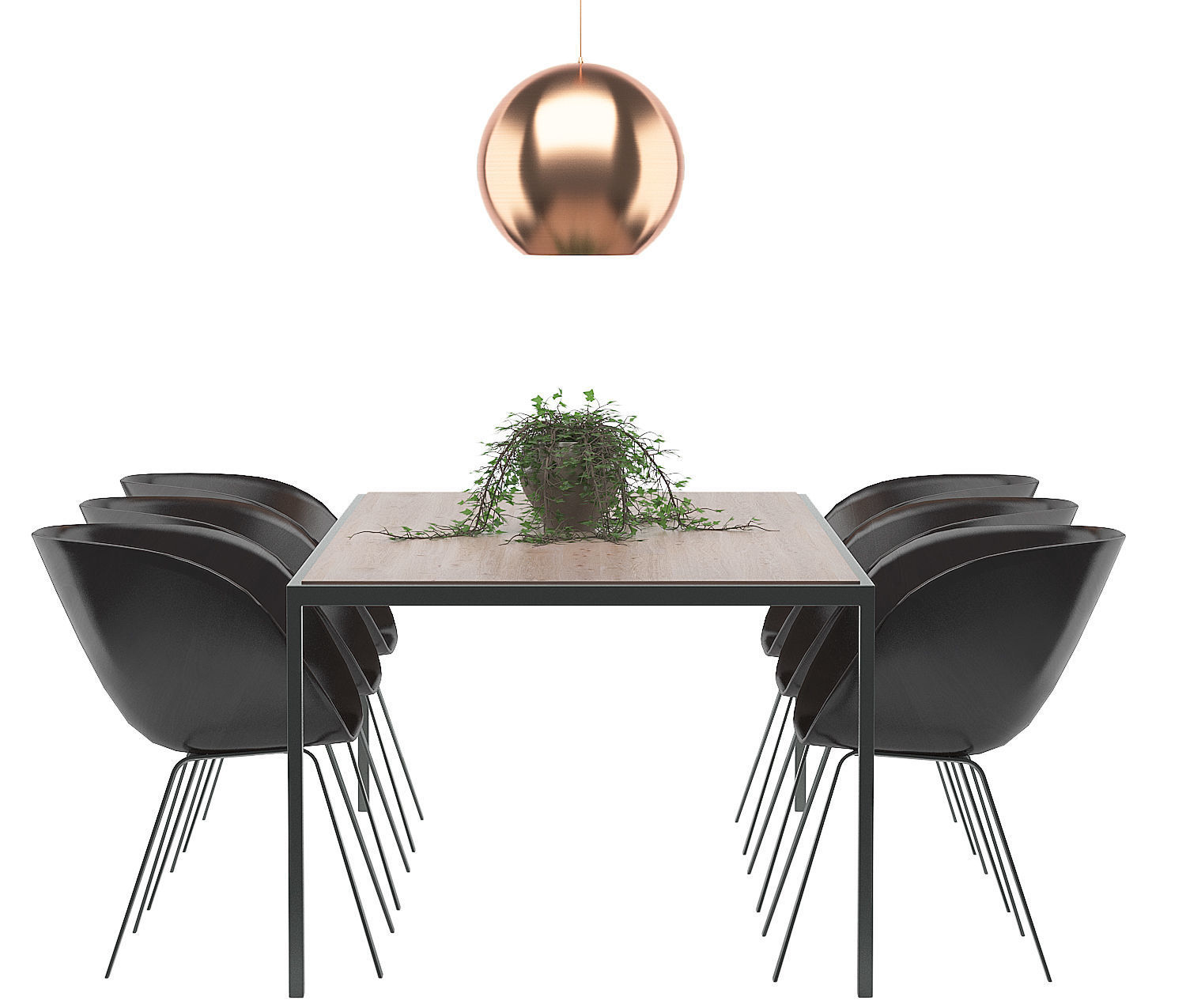 Dining Furnitures Set 23 3D model_1