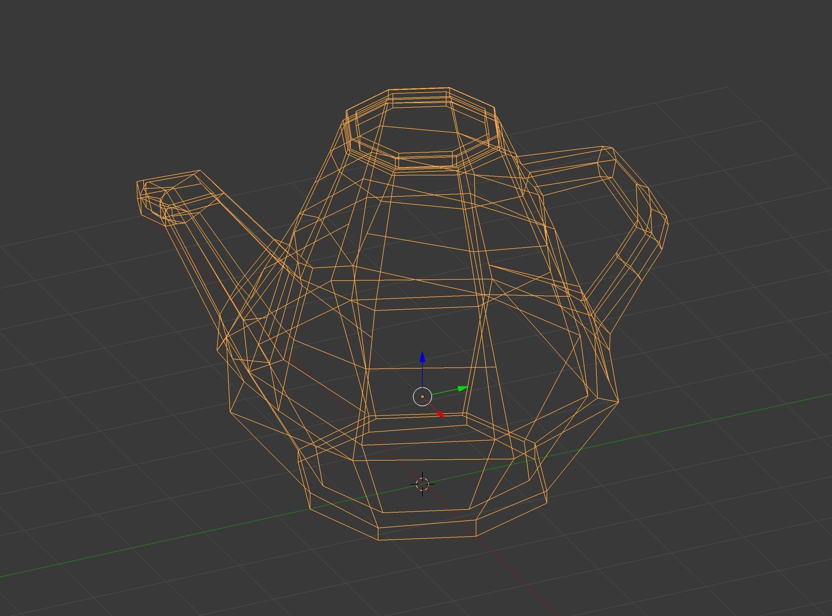 Porcelain Teapot Free low-poly 3D model_4