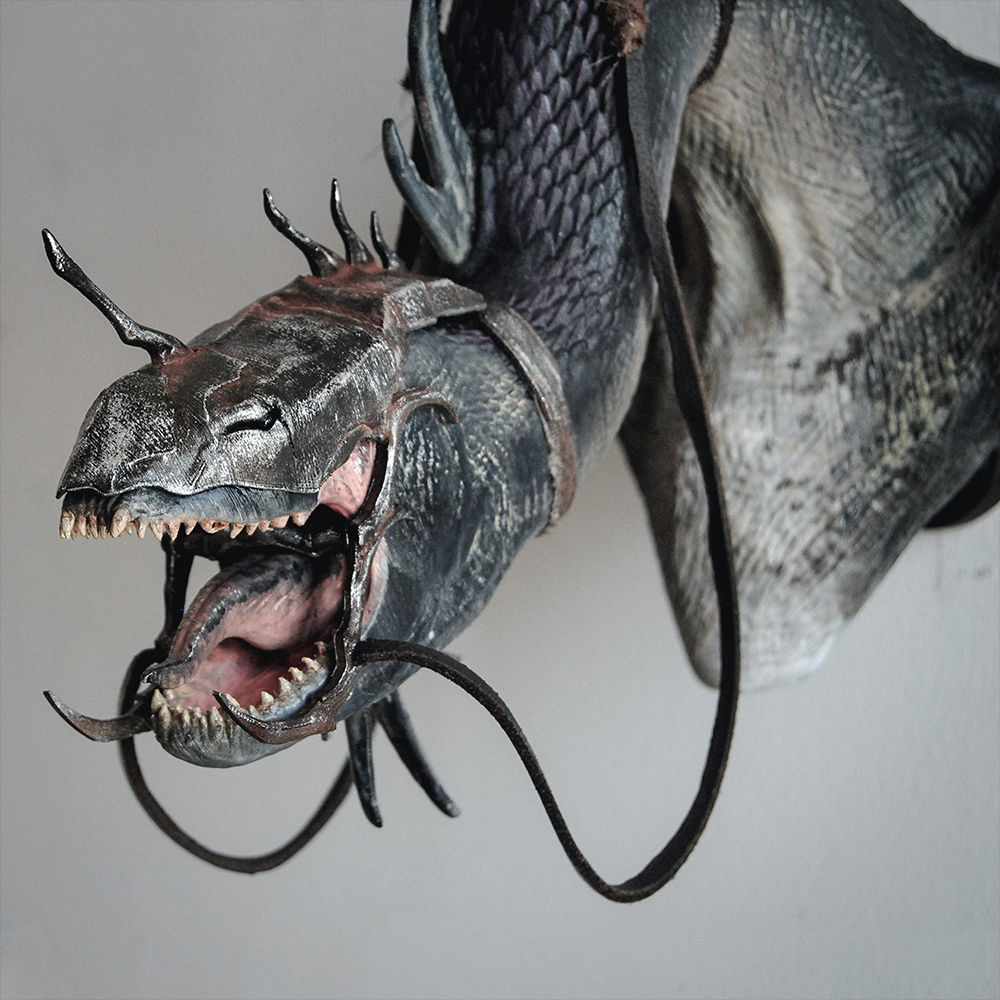 FELLBEAST BUST - NAZGUL LORD OF THE RINGS 3D print model_2