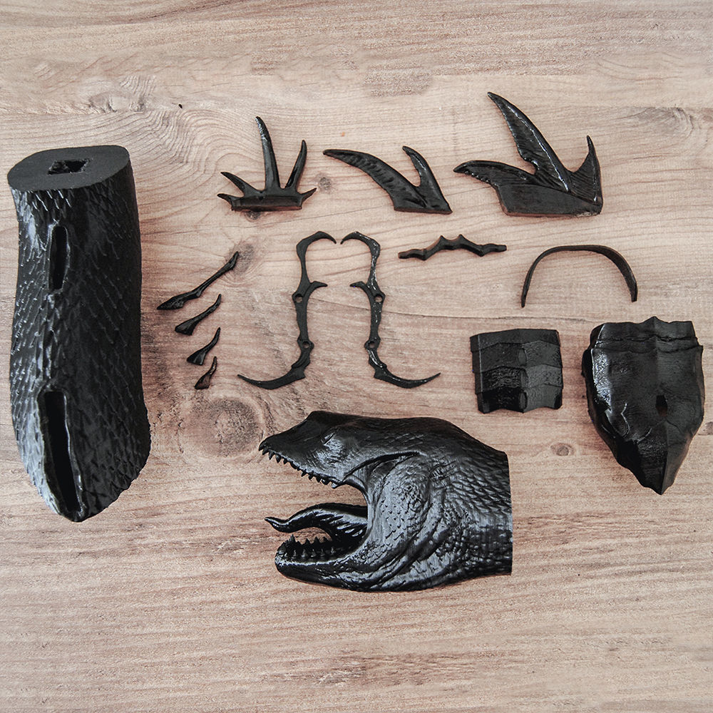 FELLBEAST BUST - NAZGUL LORD OF THE RINGS 3D print model_9