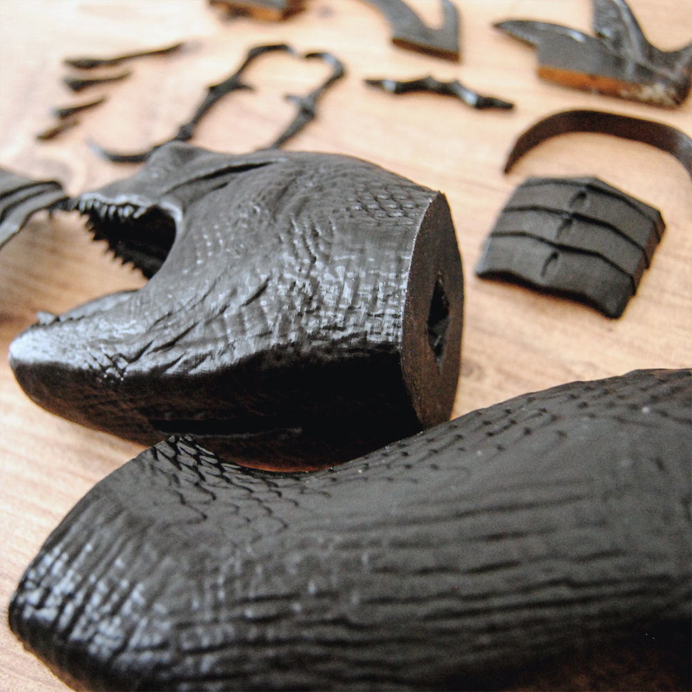 FELLBEAST BUST - NAZGUL LORD OF THE RINGS 3D print model_10