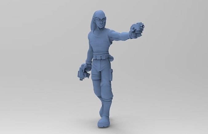 jungle hero 3D print model
