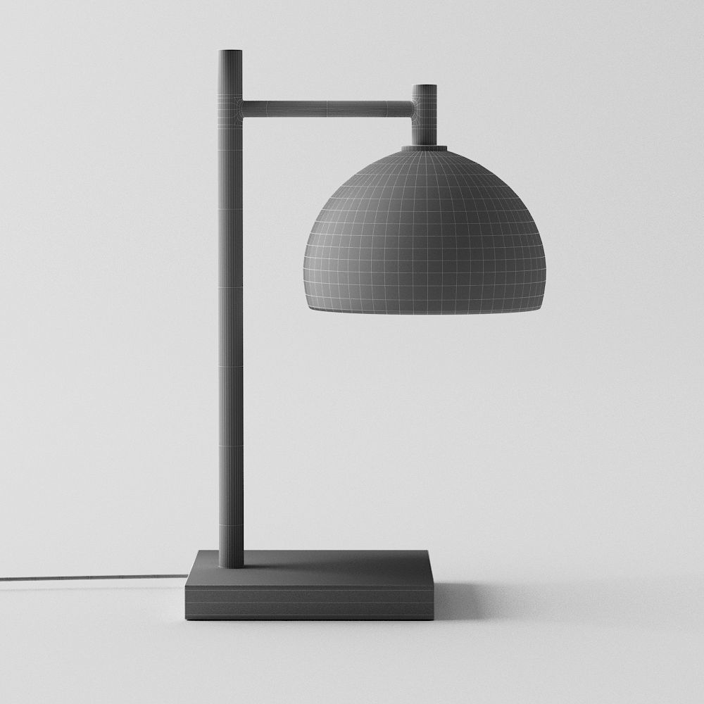 Myers Banker Touch Table Lamp 3D model_3