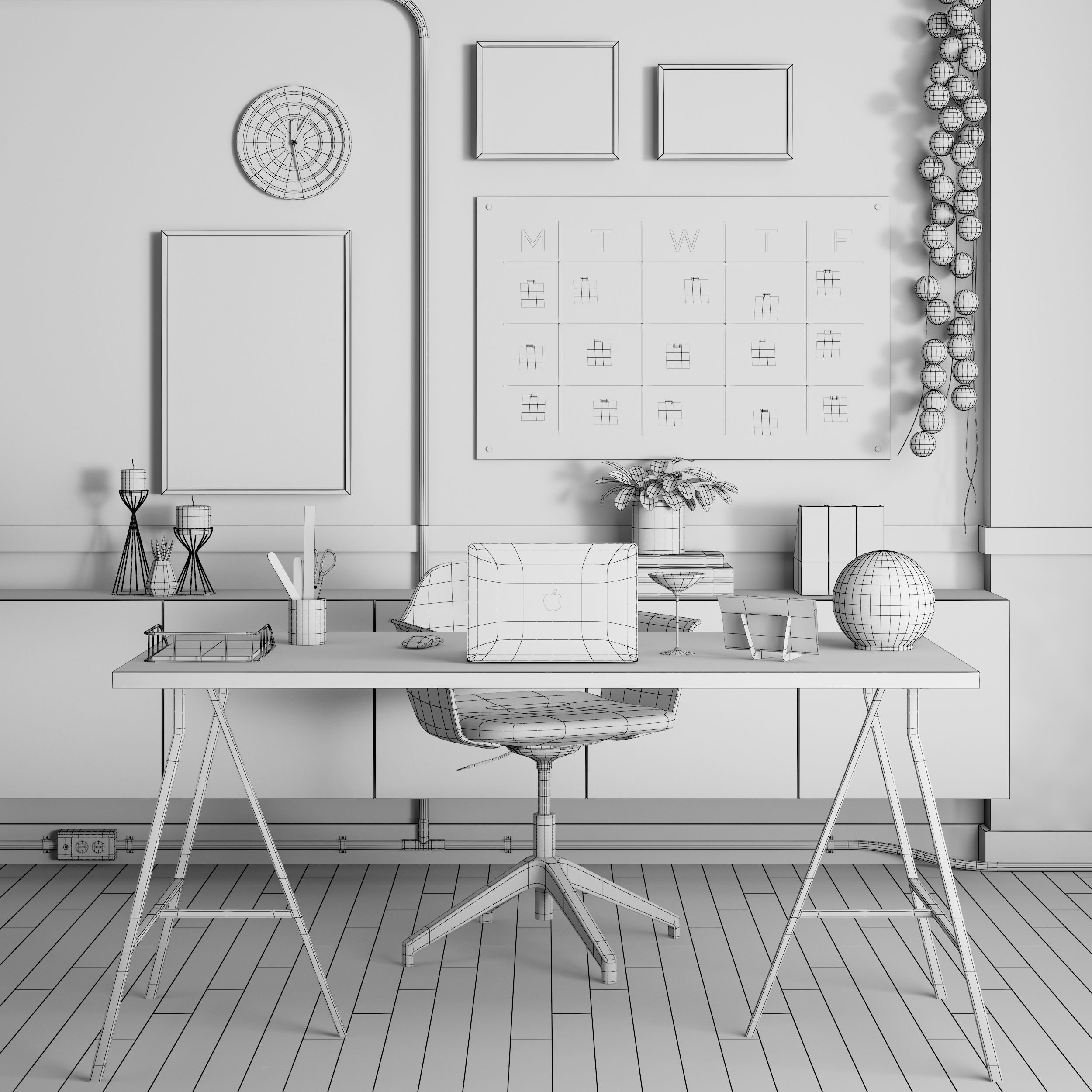 HOME OFFICE 3D model_4