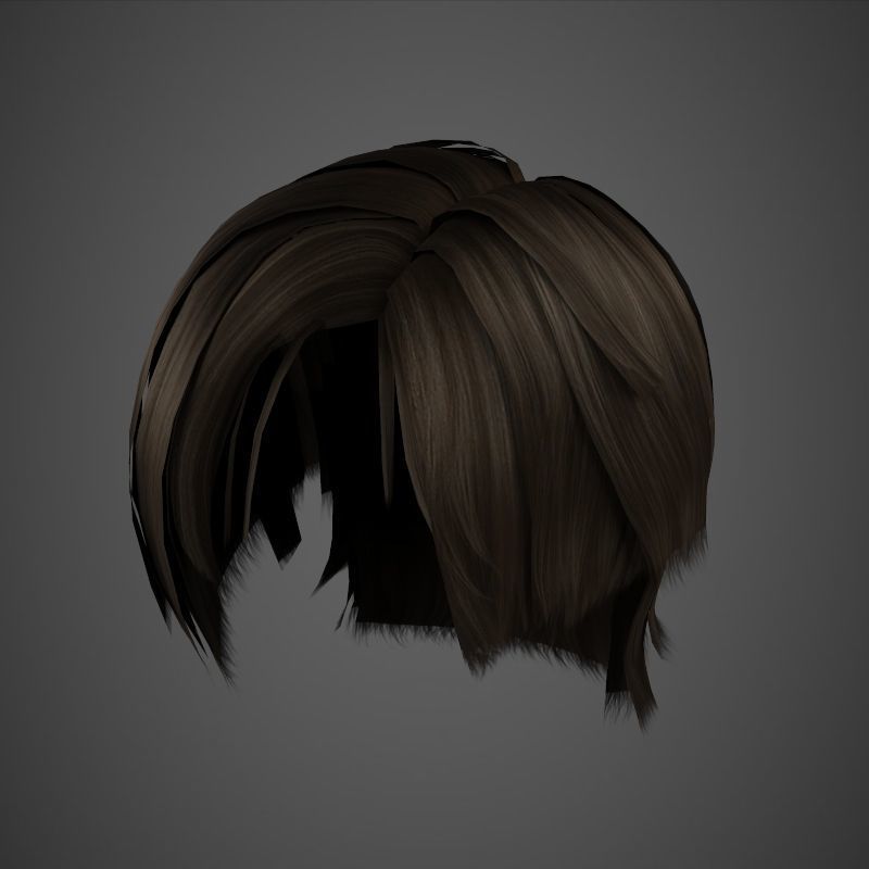 Harry woman wearing jeans and shirt 3D model_11