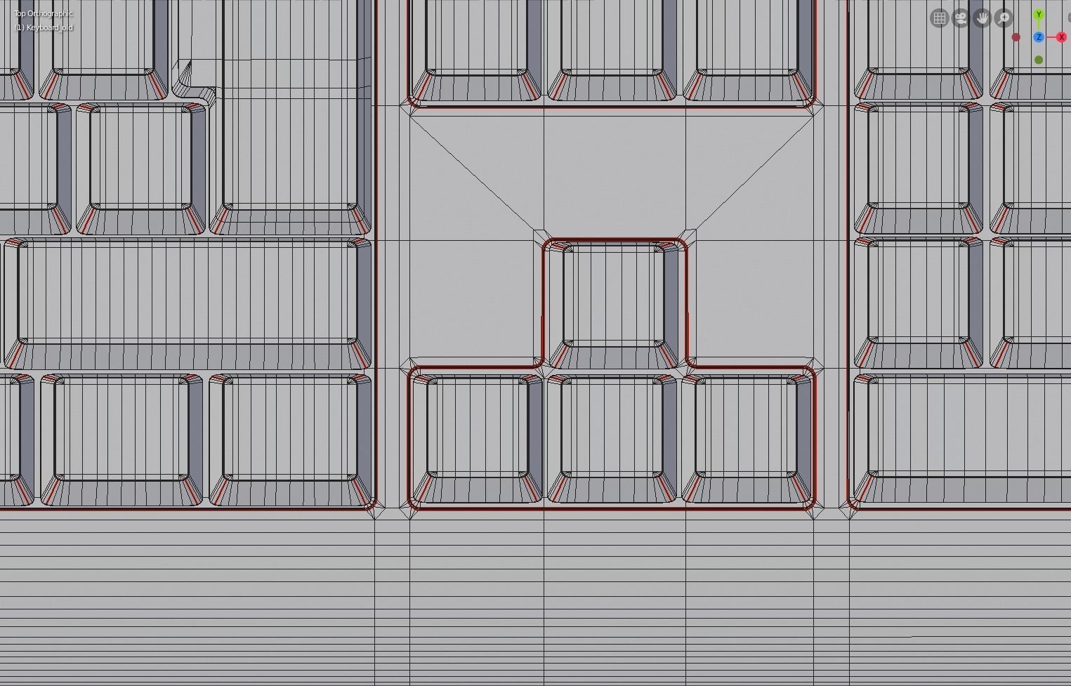 Generic wireless keyboard 3D model_15