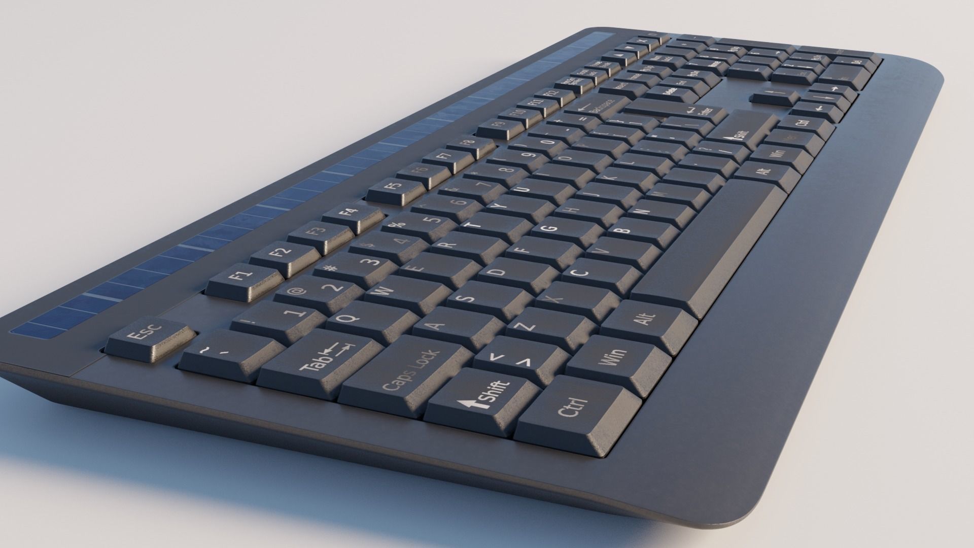 Generic wireless keyboard 3D model_10